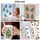 DIY Sticker Toddler Stickers Christmas Tree Xmas Crafts Santa Snowman