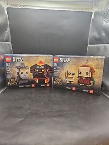 Lot Of 3 Lego Lotr Lord Of The Rings Sets Brick Headz 40631 ,40630 New 