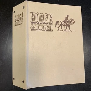 Horse & Rider Magazine Collectors Binder. Includes Vtg. Mags. see descrip - Picture 1 of 3