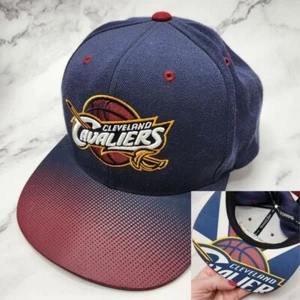 NBA Cleveland Cavaliers Cavs Mitchell & Ness Wool Snapback Baseball Hat Cap - Picture 1 of 10