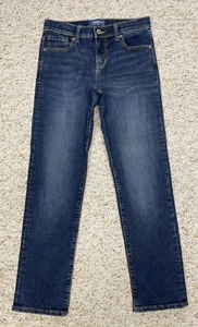 Old Navy Karate Jeans Boys Size 12 Straight Adjustable Waist Denim Blue (28x27) - Picture 1 of 22