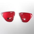 Suzuki A100 - Side Cover Plastic Plastics Set Pair Left & Right - Red