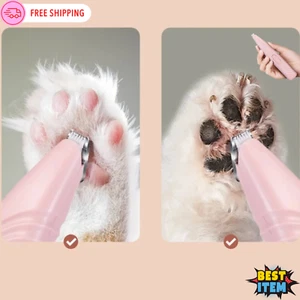 Pet Paw Fur Trimmer - Battery Operated Low Noise Cat's Dog's Paw Hair Trimmer - Picture 1 of 5