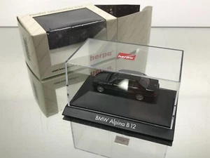HERPA PRIVATE COLLECTION 101011 BMW-ALPINA B12 - BLACK 1:87- GOOD IN BOX - 306 - Picture 1 of 5