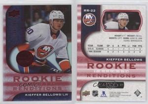 2020-21 Upper Deck Trilogy Renditions Red Foil /799 Kieffer Bellows Rookie RC