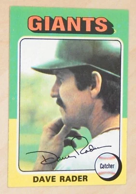 1975 Topps San Francisco Giants Baseball Cards - Set of 9 Excellent Condition - Image 1 of 4