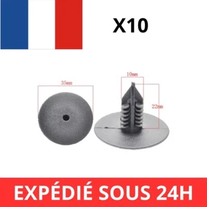 10 Clips Renault PARE BOUE CLIO KANGOO LAGUNA MEGANE SCENIC MODUS 7703077225 - Picture 1 of 2