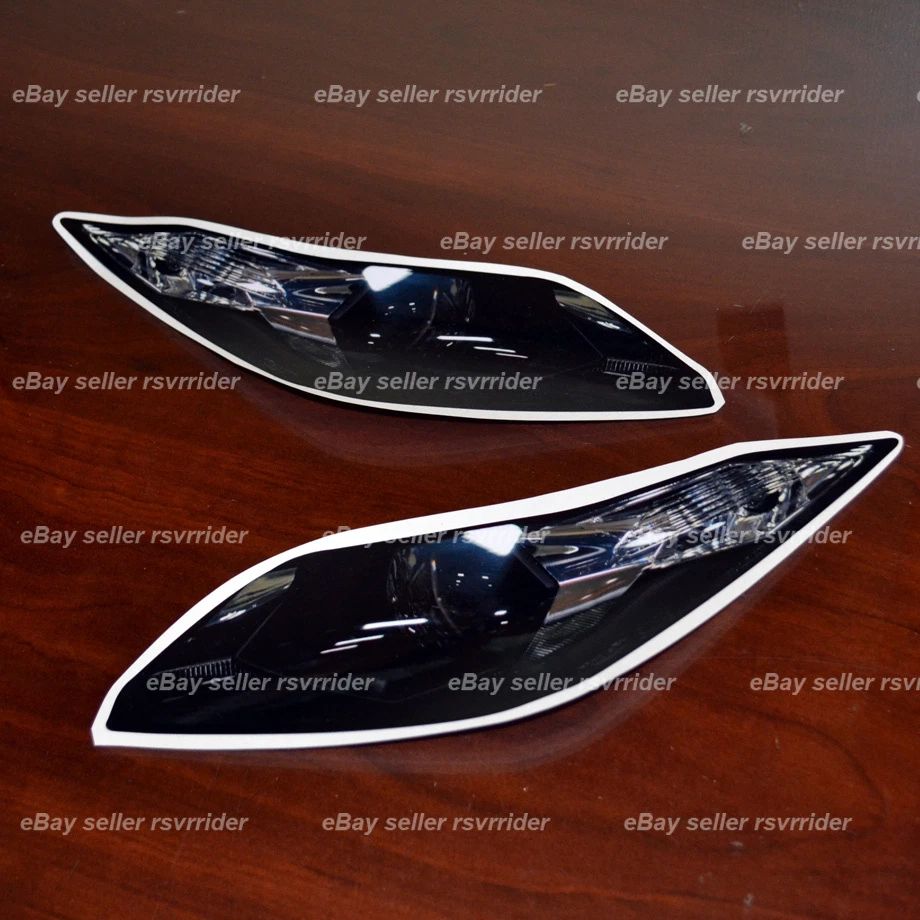 Adesivo simulado decalques de farol para 2013 2014 2015 kawasaki zx6 - Imagem 1 de 1