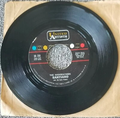 The Highwaymen...."Santiano & Michael" 45 RPM 7" Vinyl Record  Foto 1 de 2