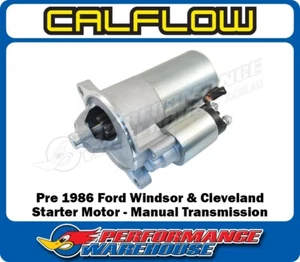Ford Windsor & Cleveland Hi-Torque Starter Motor 2.4HP Silver Zinc, Manual Trans - Bild 1 von 5