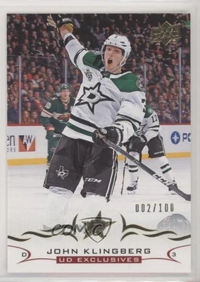 2018-19 Upper Deck UD Exclusives /100 John Klingberg #59 - Image 1 of 2
