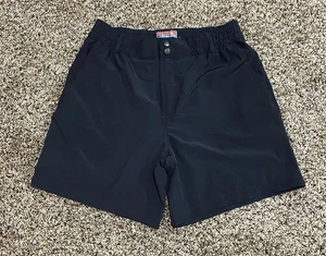 Burlebo Shorts Men’s Size Small Black Casual Activewear Hiking Elastic Waist - Picture 1 of 15