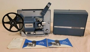 VTG • Bell & Howell • 357A AutoLoad Super 8 Projector, Case, Guide & Reel • Exc! - Picture 1 of 16