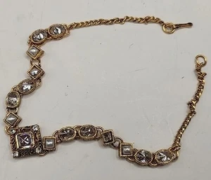 Pulsera piedras preciosas en tono dorado - Imagen 1 de 5