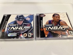 NBA 2K2 And NHL 2K2 Sports Bundle (Sega Dreamcast, 2001)