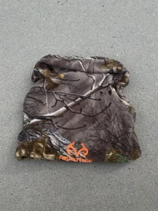 REALTREE All Season Fleece Beanie Camo/Hunter Orange - Reversible one size - Picture 1 of 3