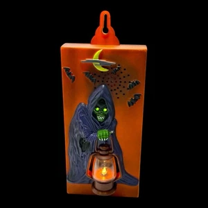 Timbre parlante Spooktime Grim Reaper 1995 de colección utilería de Halloween luces y sonidos - Imagen 1 de 16