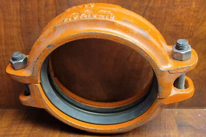 Tubo ranurado Victaulic 5"" Victaulic estilo 005 pintado naranja 5""-005 - Imagen 1 de 2