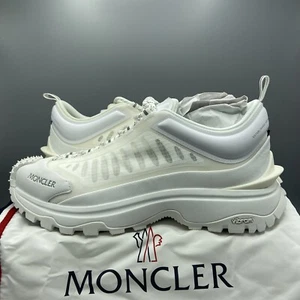 Scarpe da ginnastica Moncler Trailgrip Lite Vibram bianche casual/trail UK 9 EU 43 - Foto 1 di 15
