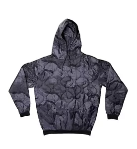 Official Zero Foxtrot Jacket Men’s L Gray Camo Puffer Quilted Lightweight Hoodie - Picture 1 of 5