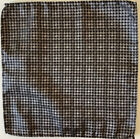 A Black Dogtooth Check Design 10 Inch Vintage Pocket Square By Next
