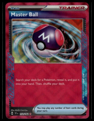 SV05: Temporal Forces #153/162 Master Ball - Image 1 of 2