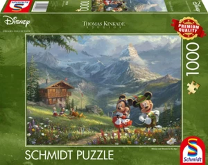 Schmidt Spiele 59938 Thomas Kinkade, Disney, Mickey & Minnie in the Alps, 1000 - Picture 1 of 12