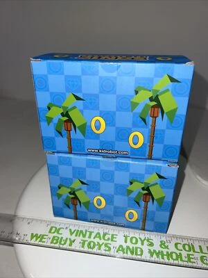 Kidrobot Sonic The Hedgehog Metal Sonic & Dr Eggman 2pack Mini Vinyl Sonic Tails - Image 1 of 4