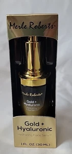 Merle Roberts Gold + Hyaluronic Hydrating Face Serum Flawless Skin 1 fl oz/30 mL - Picture 1 of 4