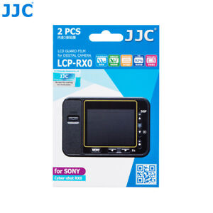 JJC 2 PCS LCD Guard Film Screen Hard Coating Protector for Sony Cyber shot RX0