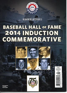 2014 HALL OF FAME INDUKTION GEDENKZEITSCHRIFT, FRANK THOMAS, MADDUX & GLAVINE - Bild 1 von 1