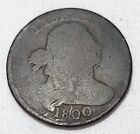 1800 Us Draped Bust Large One (1) Cent Penny Coin Weak Strike Or Die Trial Error