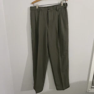 Haggar Men’s Performance Comfort Classic Pleated Pants 32x32 - Picture 1 of 5