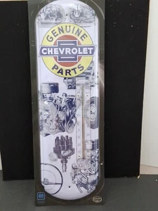 Chevrolet Originalteile Metall Thermometer, wetterfeste Oberfläche lizenziert neu - Bild 1 von 3