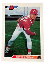 Trevor Hoffman 1992 Bowman # 11, rookie card, NMMT, Reds, Padres