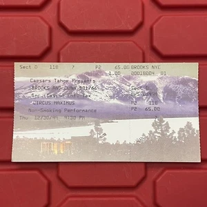 Brooks And Dunn Caesars Circus Maximus Tahoe Concert Ticket Stub December 1999 - Picture 1 of 14