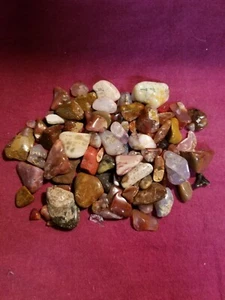 ROCK ON- bag of mixed polished small rocks stones varied colors and shapes PLUS+ - Picture 1 of 5