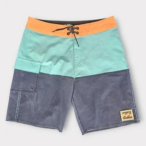 Billabong Men's Recycler Fifty50 Pro Boardshorts Size 26 Blue Swim Beach Trunks - Foto 1 di 7