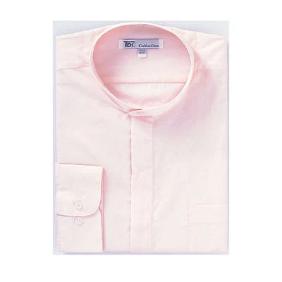 Camisa de vestir para hombre con cuello mandarín (cuello con bandas) Fotino Landi/TDC SG01 Foto 1 de 4