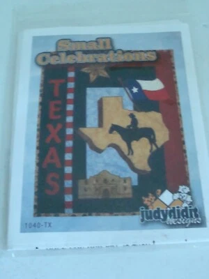 Small Celebrations judydidit Designs Texas Quilt Pattern #1040-TX with Fabric - Image 1 of 4