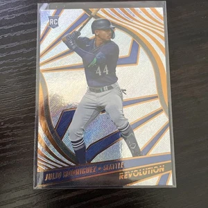 Julio Rodriguez 2022 Panini REVOLUTION RAINBOW FOIL Rookie Card Seattle (RC) - Picture 1 of 2