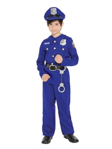 Police Officer Cops Policeman Uniform Book Week Toddler Boys Costume - Picture 1 of 1