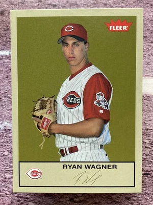 Fleer Tradition 2005 espalda gris Ryan Wagner #210 Cincinnati Reds Foto 1 de 2