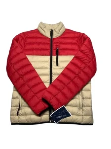 Club Room Mens Puffer Jacket Coat Medium Red - Picture 1 of 2