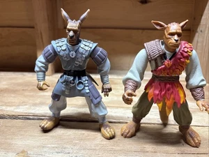 Warriors of Virtue Action Figures - lot of 2 Figures Chi Warrior & Yee Kangaroo - Picture 1 of 14