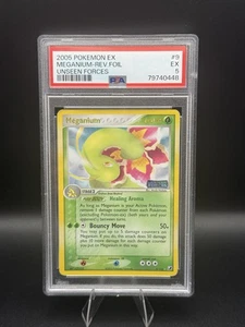Pokémon ex Unseen Forces Meganium Reverse Holo 9/115 PSA 5 - Picture 1 of 2