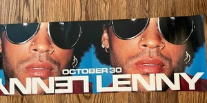 LENNY KRAVITZ MUSIK PROMO POSTER 30. OKTOBER 9x27 - Bild 1 von 1
