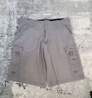 Monument Clothing Co Cargo Shorts Mens Size 34 Gray 12" Inseam (6)