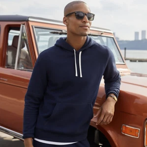 Lands End Men's Pullover Hoodie Sweatshirt 2XL-4XL - 4 Color Options! - Picture 1 of 20