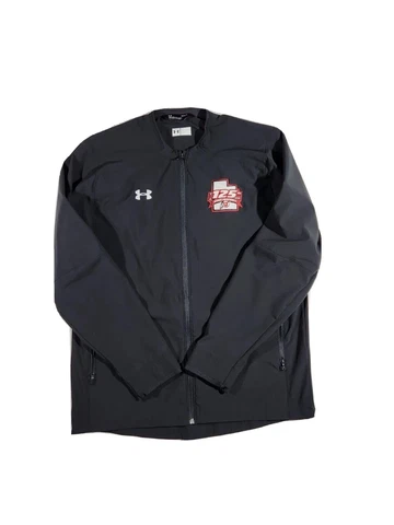 Mens large Under Armour Full Zip black Jacket Utah football 125 season Cover